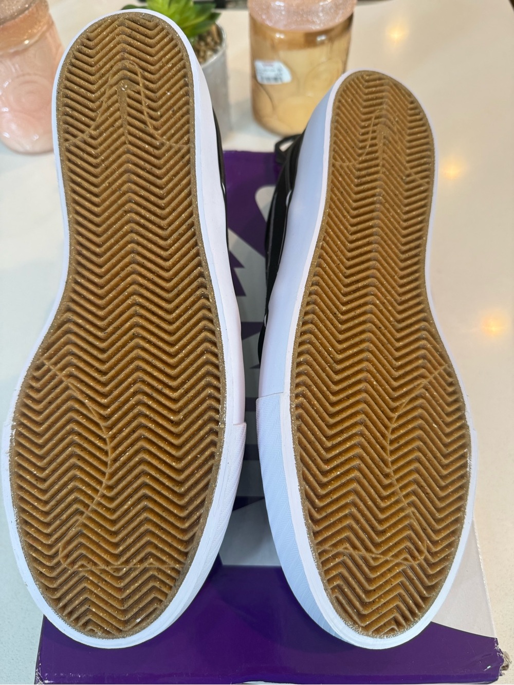 Nike SB Zoom Janoski OG+ Black Suede Low-Top Loafers White Size 9 Men/10.5 Women - Picture 7 of 10